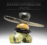 9" Masterful Inukshuk by Paul Bruneau