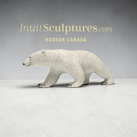14" Walking Polar Bear  by Paul Malliki *Walkabout*