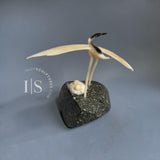 RESERVED** 9” Crane Bird by Derrald Taylor *Solo Flight*