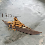 VINTAGE 22" Kayak and Hunter by Samwillie Niviaxie *Glide*