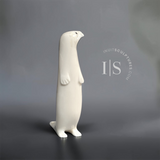 VINTAGE Rare 3" Ivory Otter by Matthew Tiulana *Silken*