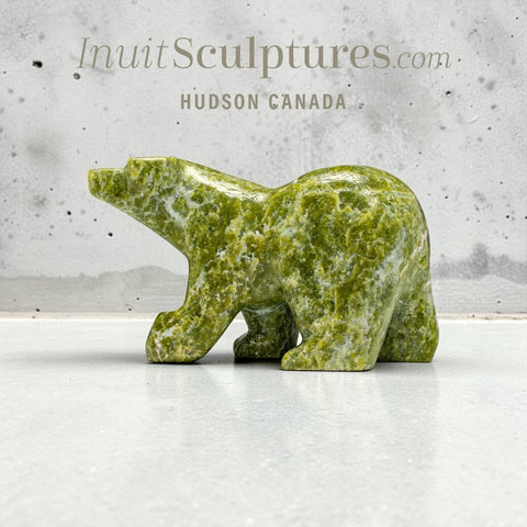 BIG PERSONALITY 12" Walking Bear by Samayualie Akesuk "Myles To Go"