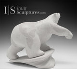 10” Walking Bear by Esau Kripanik *Come Over Here*