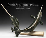 18" Sparring Narwhals by Emataluk Saggiak *Vom Tag*