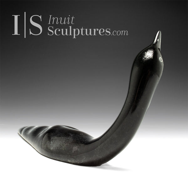 12" Swan by Ning Ashoona *Black Swan*