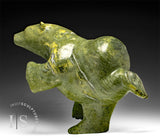 19" Last Masterpiece Rare Running Bear by Late Master Carver Nuna Parr *Running Back*