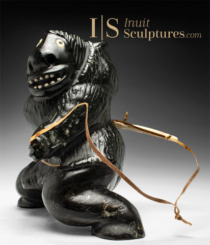 VINTAGE 14" Shaman Fisherman by Uriash Puqiqnak