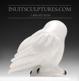 7" White Owl by Famous Manasie Akpaliapik