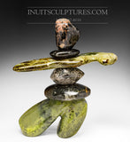 19" Masterful Inukshuk by Paul Bruneau