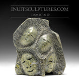 Visages spirituels 6" par Tapaungai Qatsiyo