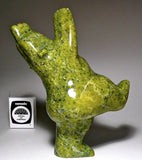 Ours dansant vert pomme de 6,5 po par Moe Petooloosie