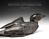 17" Black Loon by Jimmy Iqaluq
