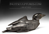 17" Black Loon by Jimmy Iqaluq