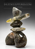 14" Masterful Inukshuk by Paul Bruneau