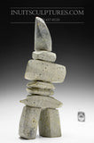 12" Inukshuk by Qavavau Shaa  *The Thinker*