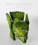 7" "Collection Covid" Esprit d'oiseau furtif vert pomme par Toonoo Sharky