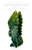 7" "Covid Collection" Apple Green Owl Spirit avec yeux Orange Pekoe par Toonoo Sharky
